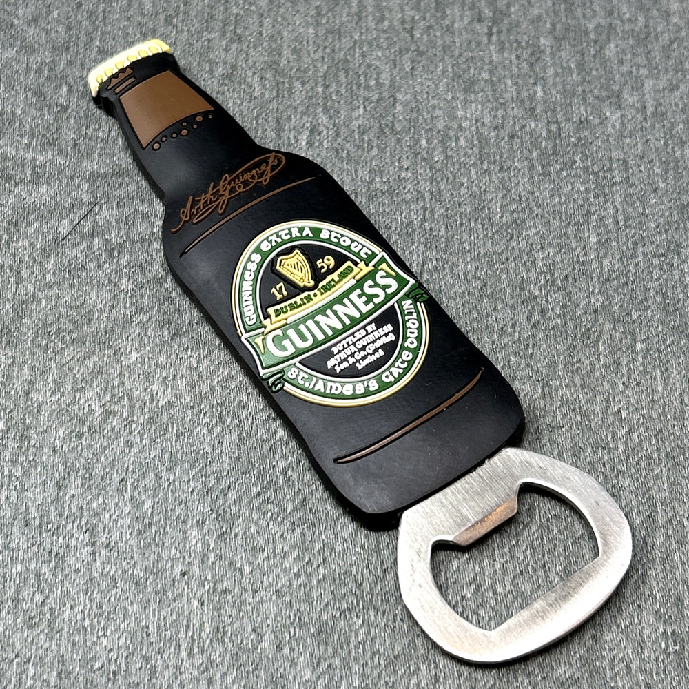 Guinness Extra Stout Bottle Opener Magnet Beer Saint James's Gate Dublin 6"
